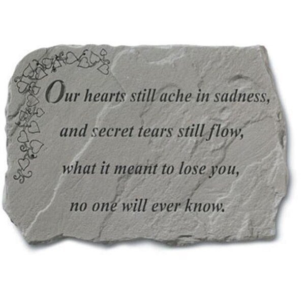Kay Berry Inc Kay Berry- Inc. 91820 Our Hearts Still Ache - Memorial 18 Inches x 13 Inches 91820 - main